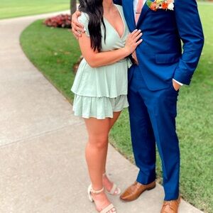 Altar’d State Sage Green Romper